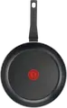 Tefal B5560653 Simple Cook Frying Pan, 28 cm, 2L, Titanium Non-Stick Coating, Aluminium, Thermo-Spot Heat Indicator, Made in France, Black