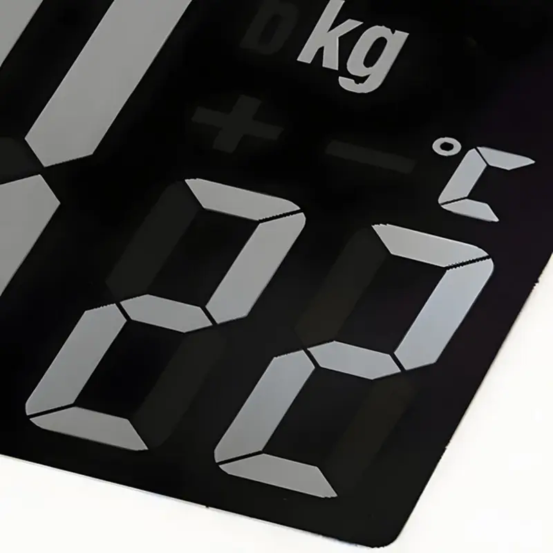 Cantar Digital de Corp Zelmer ZBS1010, Capacitate 180 kg, Platforma din Sticla Temperata Antiderapanta, Display LED/LCD cu Termometru Incorporat, Alb