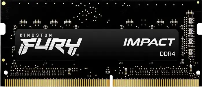 Kingston FURY Impact 32GB Kit (2x16GB) DDR4 3200MHz CL20 SO-DIMM RAM KF432S20IBK2/32 for Laptop, Intel XMP 2.0, Plug N Play