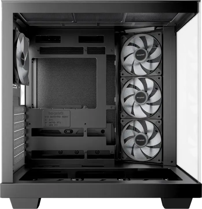 Корпус be quiet! Light Base 500 LX Midi-Tower, Черный, ATX/M-ATX/Mini-ITX, 4 вентилятора Light Wings LX 120мм PWM, ARGB-концентратор, стеклянные панели