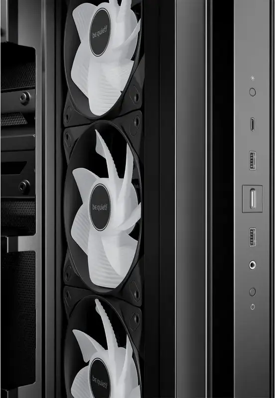 Корпус be quiet! Light Base 500 LX Midi-Tower, Черный, ATX/M-ATX/Mini-ITX, 4 вентилятора Light Wings LX 120мм PWM, ARGB-концентратор, стеклянные панели