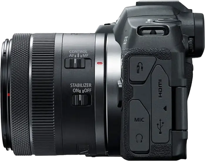 aparat foto Mirrorless Full-frame Canon EOS R8 cu Obiectiv RF 24-50mm f/4.5-6.3 IS STM, Senzor CMOS 24.2MP, Procesor DIGIC X, Video 4K 60p, AF Dual Pixel