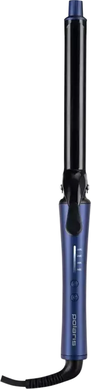 Polaris PHS2519Mi Round Curling Iron, 25mm Barrel, 85W, 160-220°C Temperature Range, 4 Heat Modes, Fast Heating, Auto Shut-off, Blue