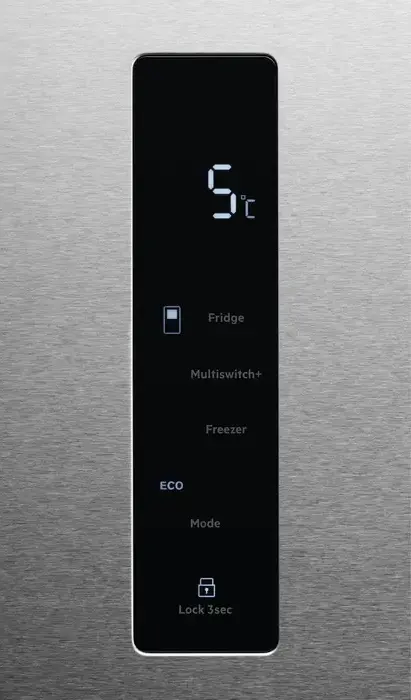 Frigider AEG RMB952E6VU Freestanding French Door, Volum Net Total 522L, No Frost, Zona MultiSwitch+, Otel Inoxidabil, 90.9x190x69 cm