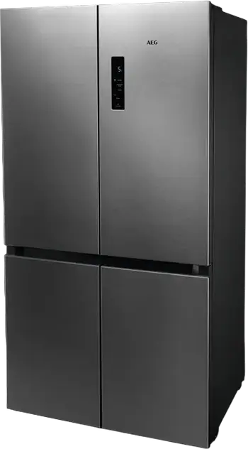 Frigider AEG RMB952E6VU Freestanding French Door, Volum Net Total 522L, No Frost, Zona MultiSwitch+, Otel Inoxidabil, 90.9x190x69 cm