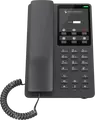 Компактный IP-телефон для отелей Grandstream GHP621W, двухдиапазонный Wi-Fi, 2 SIP-линии, поддержка PoE, LED-дисплей, HD-звук, черный