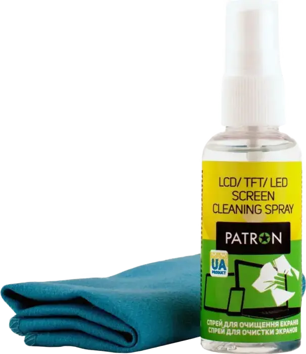 Set de curățare Patron F3-015, pentru ecrane LCD/LED