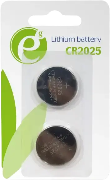Energenie EG-BA-CR2025-01 Lithium Battery CR2025 3V 160mAh Coin Cell Battery, 19.85mm x 2.35mm, CE Certified