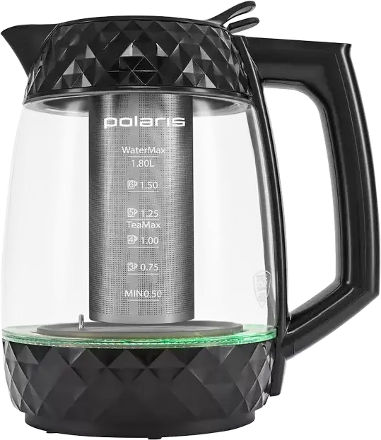 Fierbător electric Polaris PWK1823CGLD, Negru