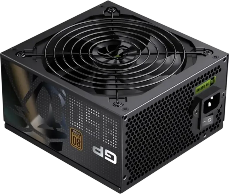 Блок питания Gamemax GP-850B 850 Вт 80+ Bronze ATX, немодульный, поддержка ATX 3.1 PCIe 5.1, умный вентилятор 140 мм, японские конденсаторы, черный