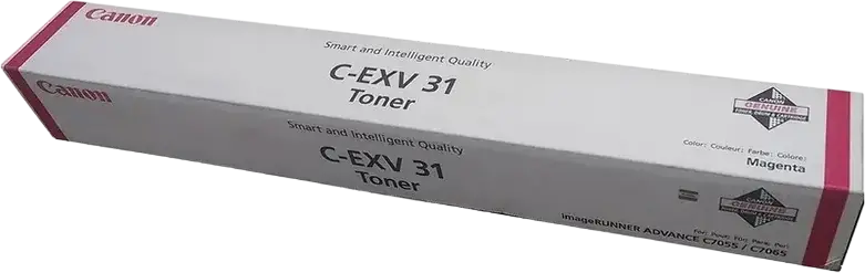 Canon C-EXV31 Magenta Toner Cartridge for imageRUNNER ADVANCE C7055 C7065 Laser Printers, 52000 Page Yield, 2796B002
