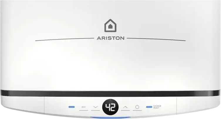 Ariston Velis Pro 100 EU Electric Storage Water Heater, 80L, 1500W, Dual Titanium Tanks, Vertical/Horizontal Installation, ECO-EVO, White