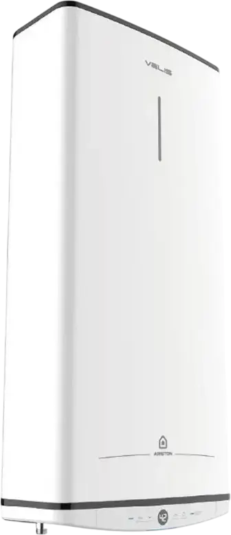 Ariston Velis Pro 100 EU Electric Storage Water Heater, 80L, 1500W, Dual Titanium Tanks, Vertical/Horizontal Installation, ECO-EVO, White