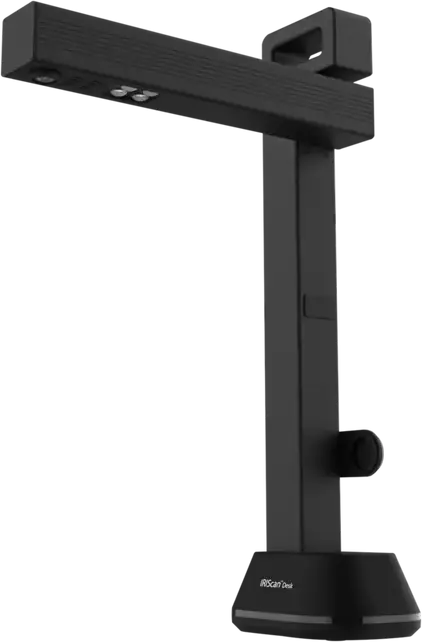 Оверхед-сканер IRIScan Desk 6 Pro для документов формата A3, бесконтактный, сенсор CMOS 13 МП, 300 DPI, ИИ удаление отпечатков пальцев, черный