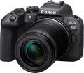 Беззеркальный фотоаппарат Canon EOS R10 с объективом RF-S 18-150mm f/3.5-6.3 IS STM, сенсор APS-C 24.2 МП, процессор DIGIC X, видео 4K, Dual Pixel CMOS AF II