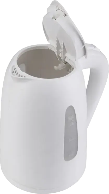 Fierbator electric OZON EKC-2702-GS, Capacitate 1.7L, Putere 2200W, Corp din Plastic, Rezistenta Ascunsa, Protectie Fierbere Uscata, Oprire Automata, Alb