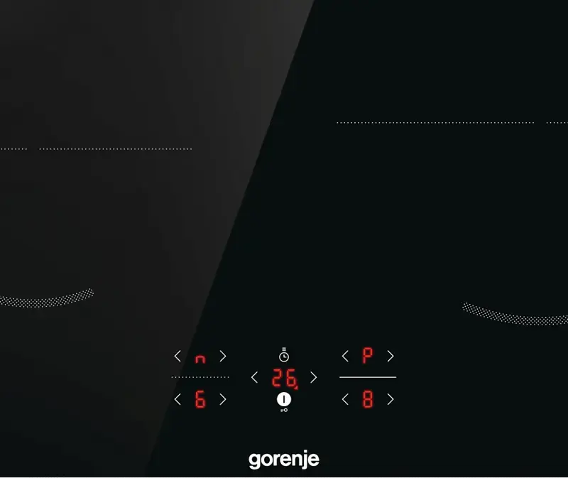 Plita cu inductie incorporabila Gorenje GI621FMC, 4 zone de gatire, 7.2kW, Control Touch SimpleControl, Functie Bridge, PowerBoost, Sticla ceramica, 59.5cm