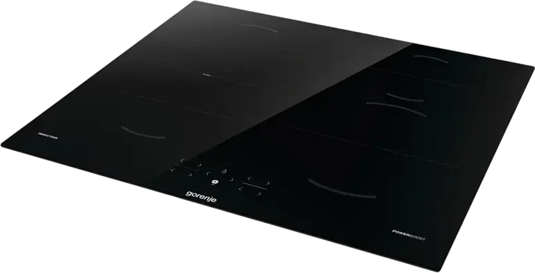 Plita cu inductie incorporabila Gorenje GI621FMC, 4 zone de gatire, 7.2kW, Control Touch SimpleControl, Functie Bridge, PowerBoost, Sticla ceramica, 59.5cm