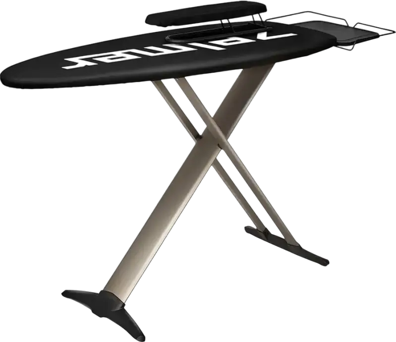 Zelmer Performance ZIB0001 Ironing Board, 130 x 47 cm Mesh Surface, Cotton Cover, Metal Frame, Height up to 98 cm, Foldable with Sleeve Board