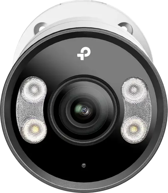 TP-Link VIGI InSight S345 Outdoor Bullet Network Camera, 4MP, 2.8mm, Full-Color 24/7 Night Vision, True WDR 120dB, AI People & Vehicle Detection, IP67, PoE
