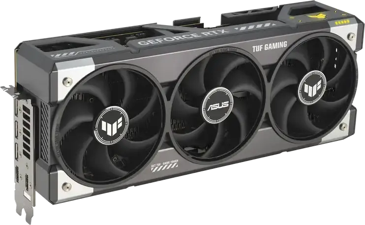 Placa Video ASUS TUF Gaming GeForce RTX 5080 OC Edition, 16GB GDDR7, Arhitectură Blackwell, PCI-E 5.0, Răcire cu 3 ventilatoare, Iluminare ARGB