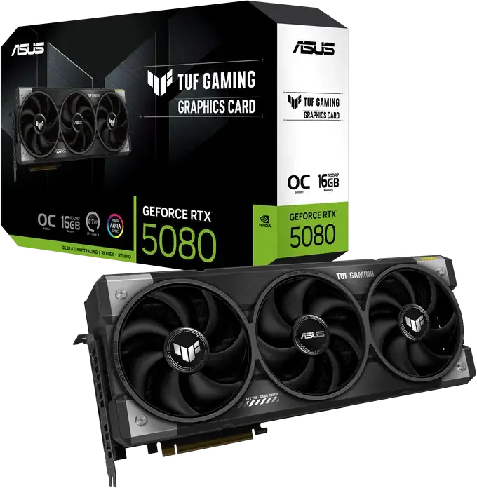 Placă Video ASUS TUF Gaming RTX5080, 16GB GDDR7 256bit