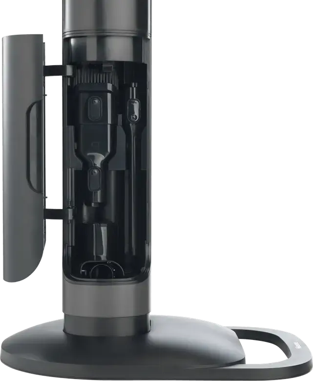 Hisense HVC676451DA Cordless Stick Vacuum Cleaner, 400W Power, Li-Ion Battery 2000mAh, 60 min Runtime, Turbo Brush, LED Lighting, Black