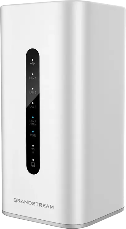 Grandstream GWN7062 Wi-Fi 6 Wireless Router, 1.77 Gbps Dual-Band, 1.2GHz Quad-Core Processor, 4x Gigabit LAN, 1x Gigabit WAN, USB 3.0, Mesh Support, White