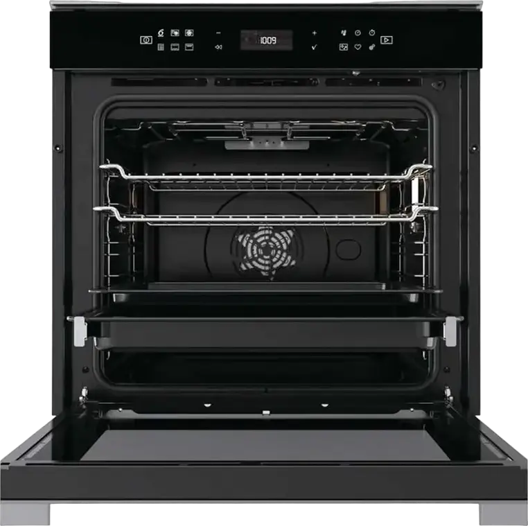 Whirlpool W7 OS4 4S1 H Built-in Electric Oven, 73L, A+ Energy Class, 6th Sense Technology, Smart Clean, Digital Touch LED, Stainless Steel