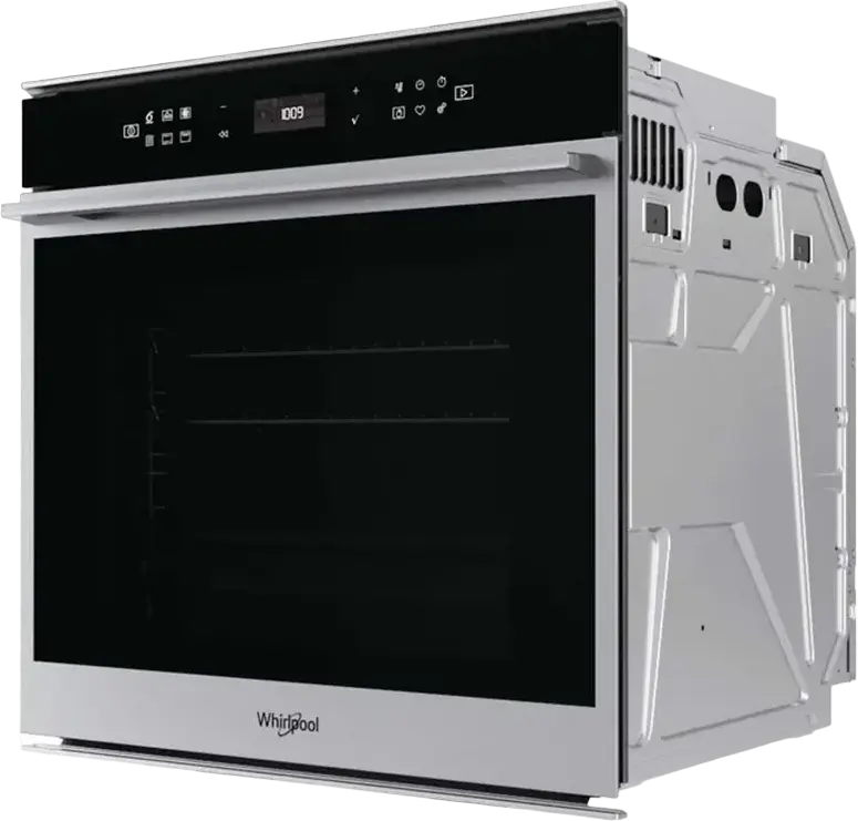 Whirlpool W7 OS4 4S1 H Built-in Electric Oven, 73L, A+ Energy Class, 6th Sense Technology, Smart Clean, Digital Touch LED, Stainless Steel