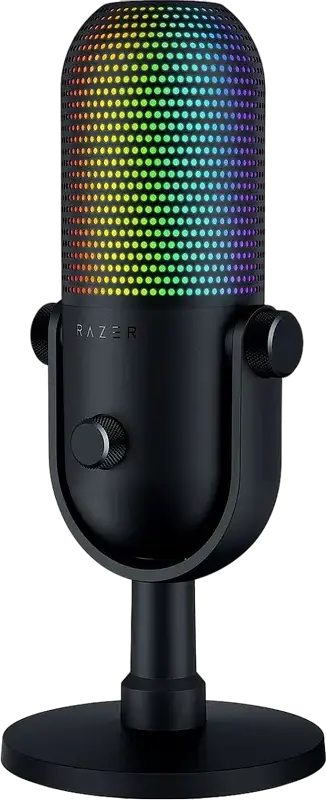Microfon Gaming Razer Seiren V3 Chroma, Cu fir, Negru