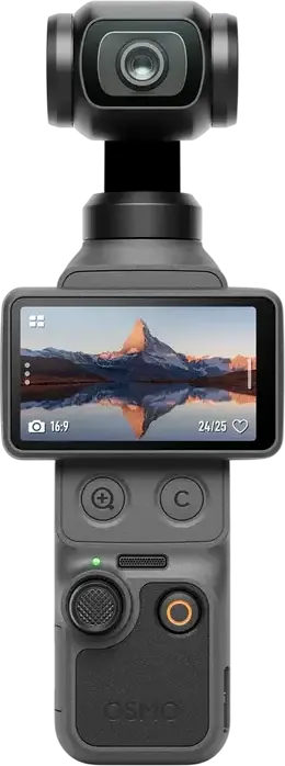 DJI Osmo Pocket 4 Creator Combo Black, 1-inch CMOS Sensor, 4K/240fps Video, 3-Axis Gimbal Stabilization, ActiveTrack 7.0, 2-inch OLED Touchscreen