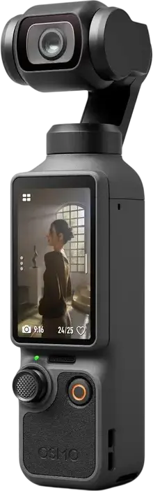 DJI Osmo Pocket 4 Creator Combo Black, 1-inch CMOS Sensor, 4K/240fps Video, 3-Axis Gimbal Stabilization, ActiveTrack 7.0, 2-inch OLED Touchscreen