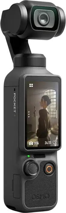 DJI Osmo Pocket 4 Creator Combo Black, 1-inch CMOS Sensor, 4K/240fps Video, 3-Axis Gimbal Stabilization, ActiveTrack 7.0, 2-inch OLED Touchscreen