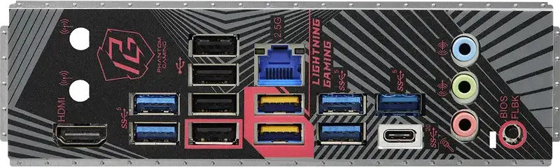 Placa de baza ASRock B650 PG Lightning ATX, Socket AMD AM5, Chipset B650, DDR5 7200+ MHz, M.2 PCIe 5.0, Etaje Alimentare 14+2+1, LAN 2.5G, Ryzen 9000/8000/7000