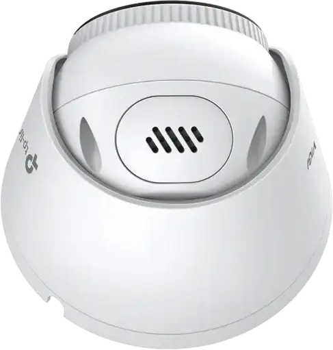 TP-Link VIGI C485 4K Ultra HD 8MP Turret Network Camera, 4mm Lens, IP67 Weather-proof, True WDR, Two-Way Audio, Smart Detection, PoE, White
