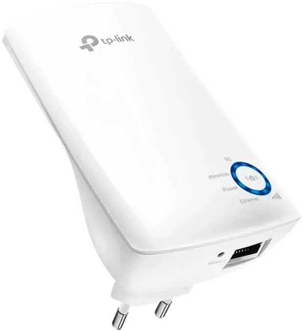 Extensor de Semnal Wi-Fi Universal TP-Link TL-WA850RE 300Mbps, 2.4GHz, Port Ethernet 10/100Mbps, Mod Access Point, Buton WPS, Indicator Semnal Smart, Alb