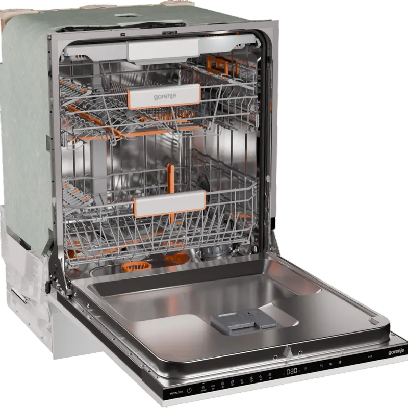 Gorenje GV663B65 Fully Integrated Dishwasher, 16 Place Settings, Inverter PowerDrive Motor, TotalDry Technology, A+++ Energy Class, 38dB SuperSilent