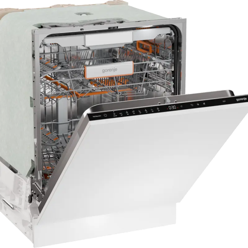 Gorenje GV663B65 Fully Integrated Dishwasher, 16 Place Settings, Inverter PowerDrive Motor, TotalDry Technology, A+++ Energy Class, 38dB SuperSilent