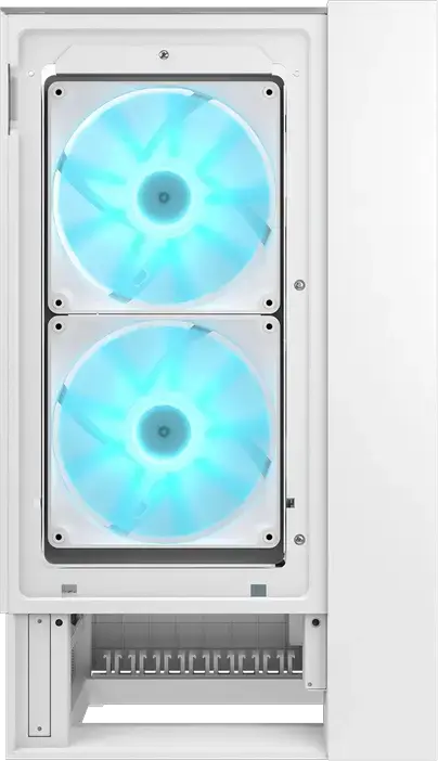 Cougar OmnyX Mid-Tower Gaming Case White CGR-2WA3W-RGB, Tempered Glass, 4x 160mm ARGB PWM Fans, ATX/M-ATX/ITX, Dual USB-C, 380mm GPU Support
