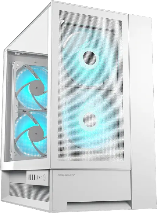 Carcasă PC Cougar OmnyX, Midi-Tower, Fără PSU, Alb