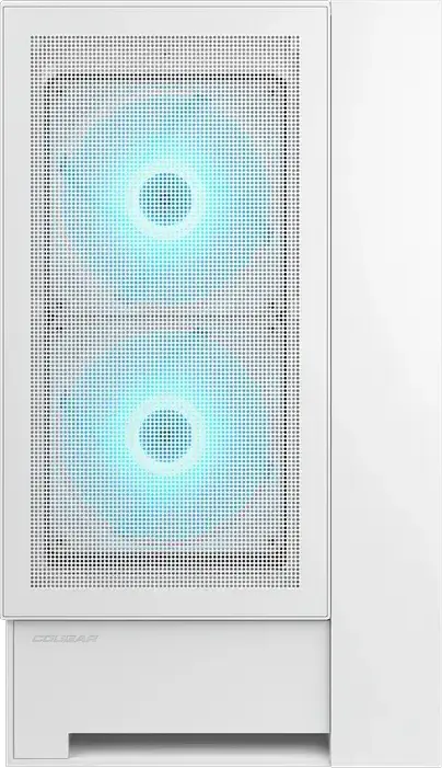Cougar OmnyX Mid-Tower Gaming Case White CGR-2WA3W-RGB, Tempered Glass, 4x 160mm ARGB PWM Fans, ATX/M-ATX/ITX, Dual USB-C, 380mm GPU Support
