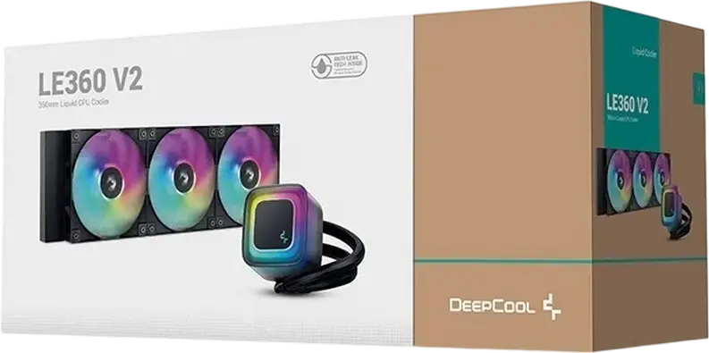 Cooler CPU Lichid AIO Deepcool LE360 V2 ZERO DARK, Negru, Radiator Aluminiu 360mm, 3 Ventilatoare PWM 120mm, ARGB, Intel LGA 1851/1700/1200/115X, AMD AM5/AM4