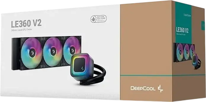 Cooler CPU Lichid AIO Deepcool LE360 V2 ZERO DARK, Negru, Radiator Aluminiu 360mm, 3 Ventilatoare PWM 120mm, ARGB, Intel LGA 1851/1700/1200/115X, AMD AM5/AM4