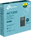 Adaptor Wireless USB 3.0 TP-Link Archer T3U AC1300 Mini MU-MIMO, Dual Band 2.4GHz/5GHz pana la 1267Mbps, Antenă Omni Directional, Negru
