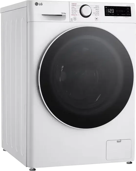 Lavor-Uscator LG F4DR510S0W, Capacitate Spalat 10kg / Uscat 6kg, AI DD, TurboWash 360, Steam Allergy Care, Inverter Direct Drive, 1400 rpm, Alb