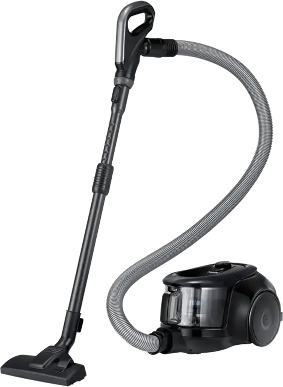 Безмешковый пылесос Samsung VC18M21D0VG/UK, 1800 Вт, мощность всасывания 380 Вт, контейнер 1.5 л, фильтр HEPA 11, Anti-Tangle Turbine Cyclone, черный