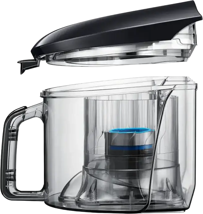 Безмешковый пылесос Samsung VC18M21D0VG/UK, 1800 Вт, мощность всасывания 380 Вт, контейнер 1.5 л, фильтр HEPA 11, Anti-Tangle Turbine Cyclone, черный