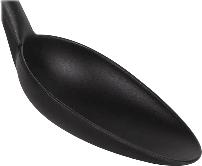 Tefal Bienvenue 2743912 Cooking Spoon, Heat Resistant Nylon with Fiberglass, Non-Scratch for Non-Stick Cookware, Dishwasher Safe, Black, 350mm