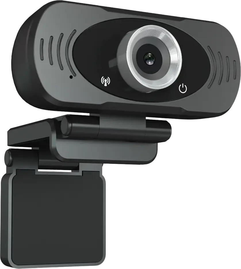 IMILAB W88 Full HD 1080p Webcam, 2.0 MP Sensor, 30fps, 90 Degree Wide Angle, Built-in Microphone, USB 2.0 Plug and Play for Windows, MacOS, Chrome OS